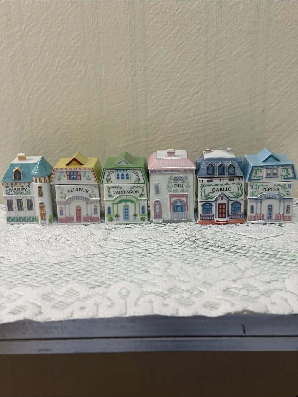 Lenox Spice Village 24 Piece Set Ist Edition 1989